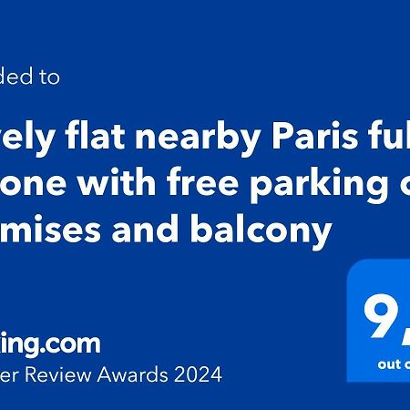 Lovely Flat Nearby Paris Fully Redone With Free Parking On Premises And Balcony Clichy Luaran gambar